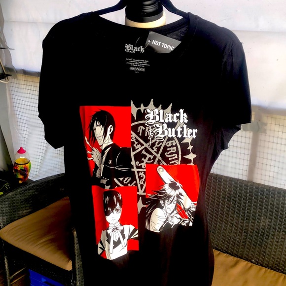 Hot Topic Tops - New woman’s black butler tee..